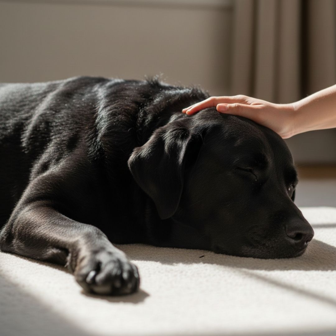 dog petting